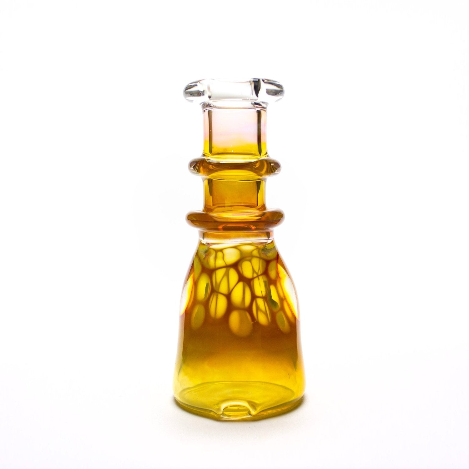 Catfish Glass Fumed Lip Honeycomb Dry Top CAF14 Vaporizer Attachments | Planet Caravan